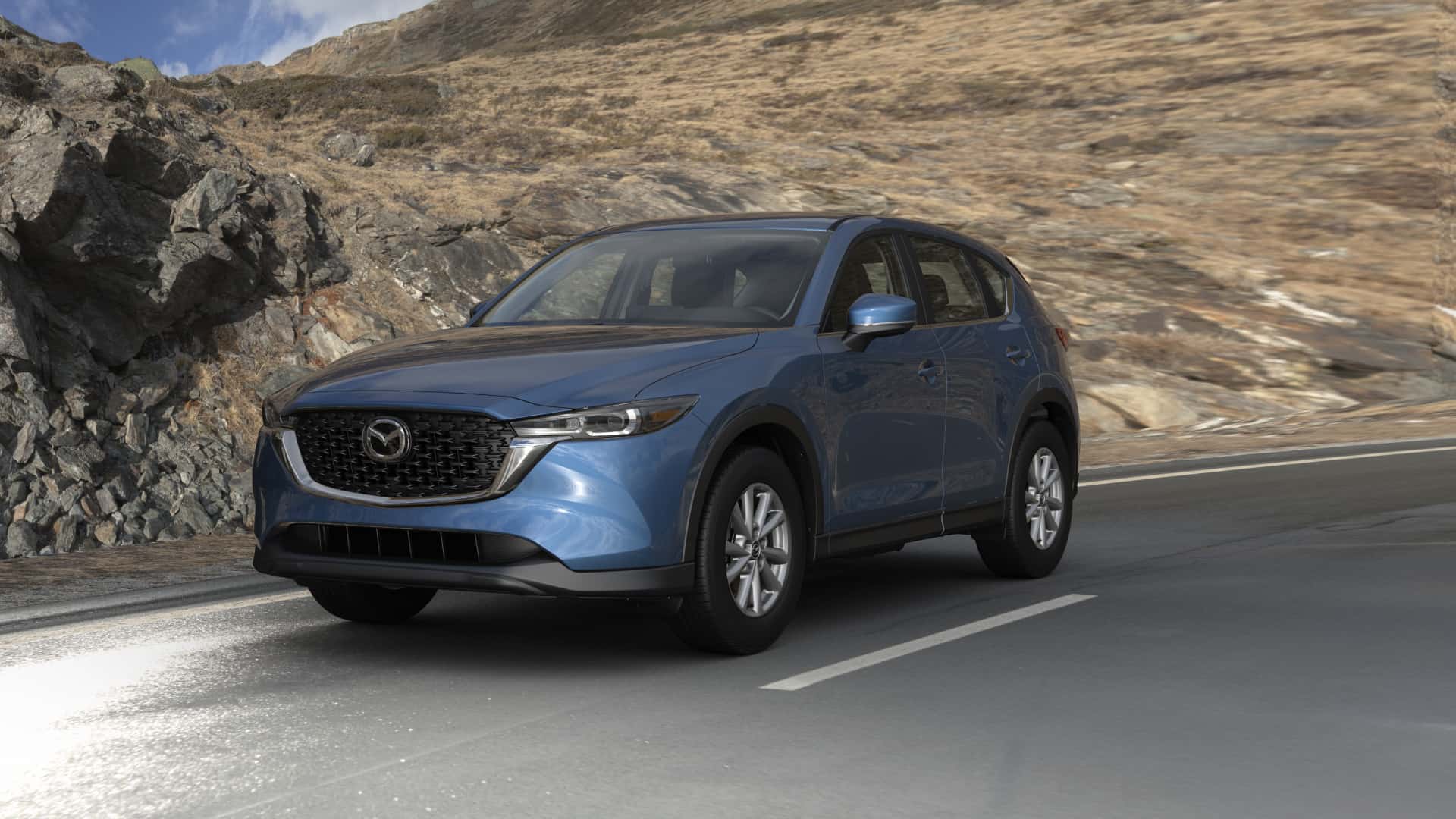 2023 Mazda CX-5 2.5 S Deep Crystal Blue Mica | Mazda of South Charlotte in Pineville NC