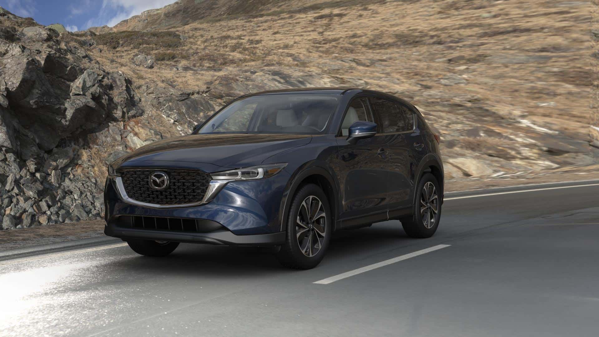 2023 Mazda CX-5 2.5 S Premium Plus Deep Crystal Blue Mica | Mazda of South Charlotte in Pineville NC