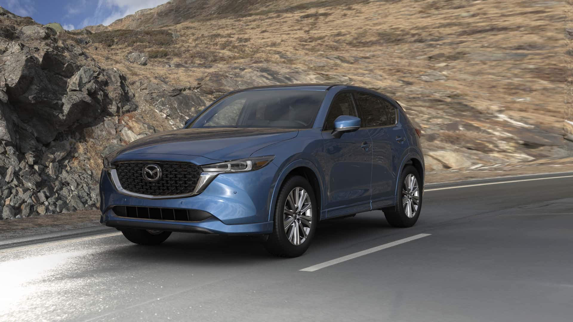 2023 Mazda CX-5 2.5 Turbo Signature Eternal Blue Mica | Mazda of South Charlotte in Pineville NC
