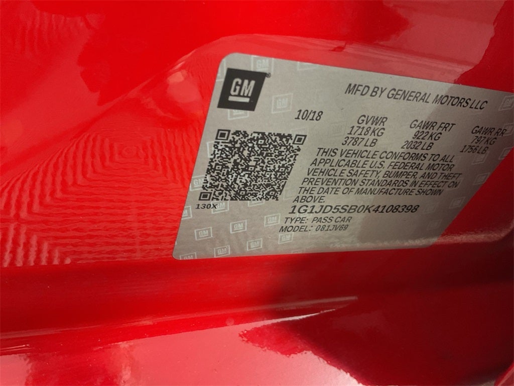 2019 Chevrolet Sonic LT