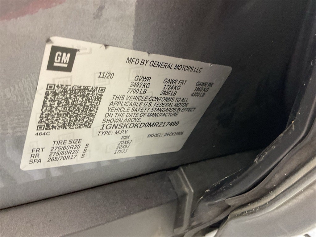 2021 Chevrolet Suburban Z71