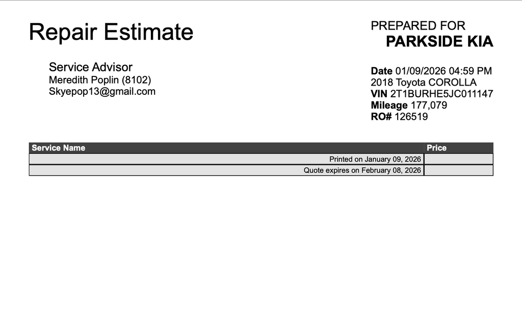 2018 Toyota Corolla LE