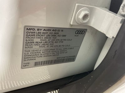 2018 Audi Q7 2.0T Premium Plus quattro