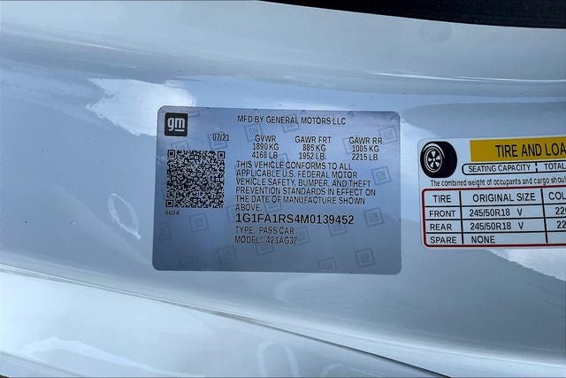 2021 Chevrolet Camaro 1LT