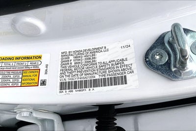 2025 Honda Accord Sedan SE