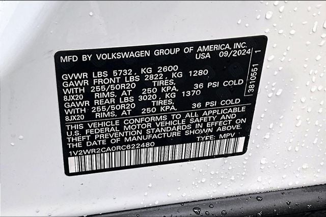 2024 Volkswagen Atlas 2.0T SE w/Technology