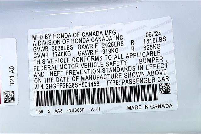 2025 Honda Civic Sedan LX