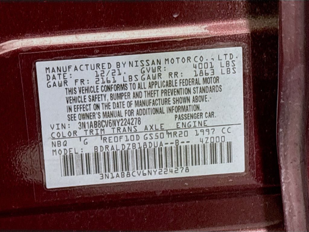 2022 Nissan Sentra SV