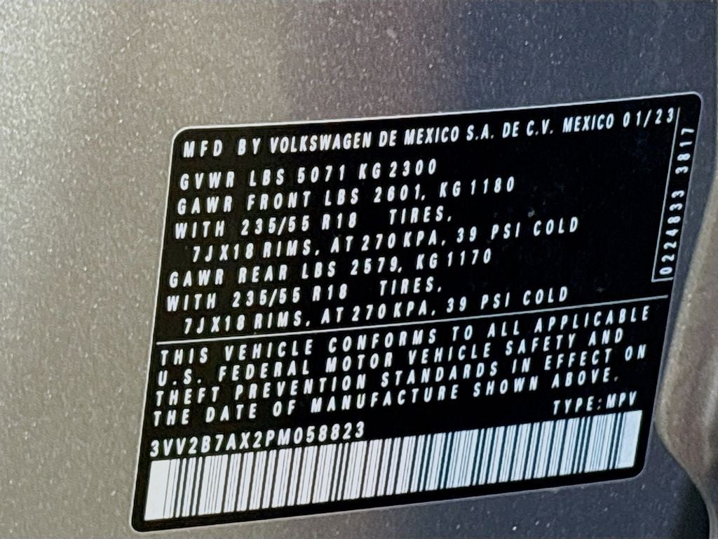 2023 Volkswagen Tiguan SE