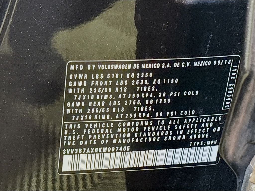 2019 Volkswagen Tiguan SEL