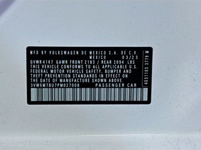 2023 Volkswagen Jetta S
