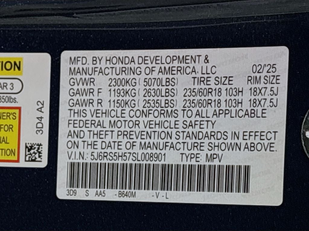 2025 Honda CR-V Hybrid Sport