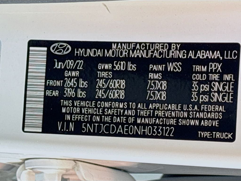 2022 Hyundai Santa Cruz SEL