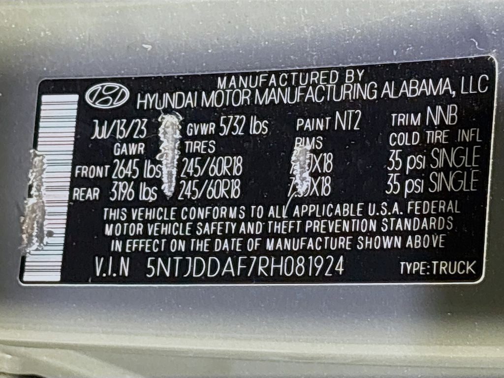 2024 Hyundai Santa Cruz XRT