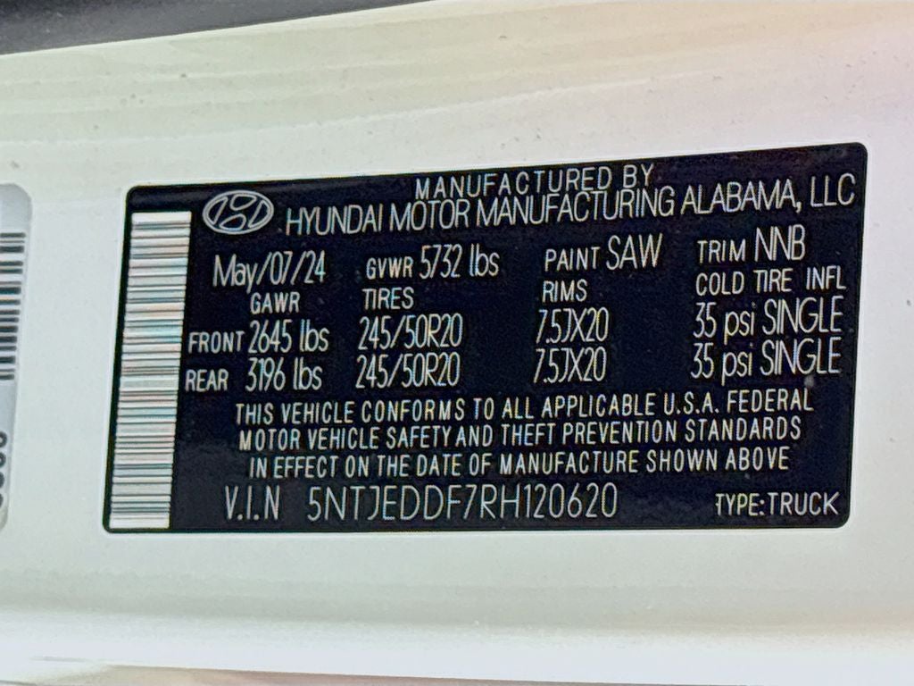 2024 Hyundai Santa Cruz Limited