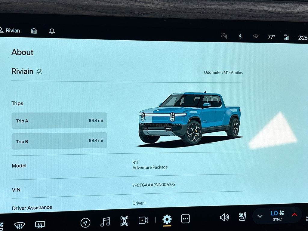 2022 Rivian R1T Adventure Package