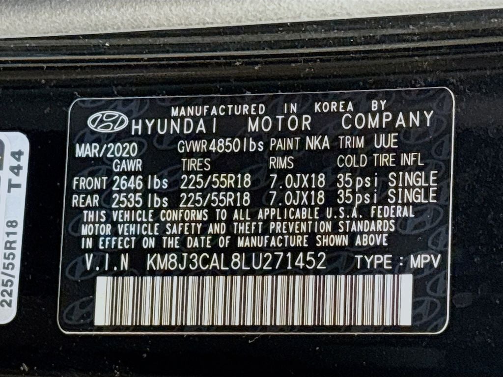 2020 Hyundai Tucson Ultimate