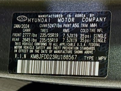 2024 Hyundai Tucson Plug-In Hybrid Limited
