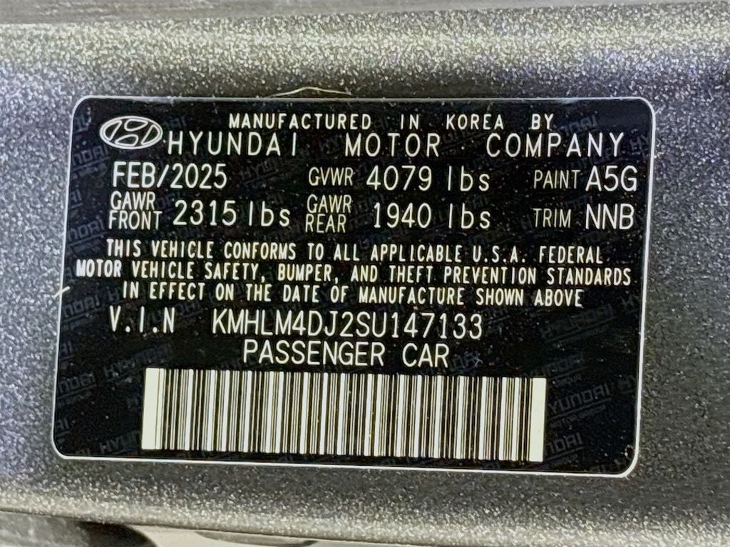 2025 Hyundai Elantra Hybrid SEL Sport