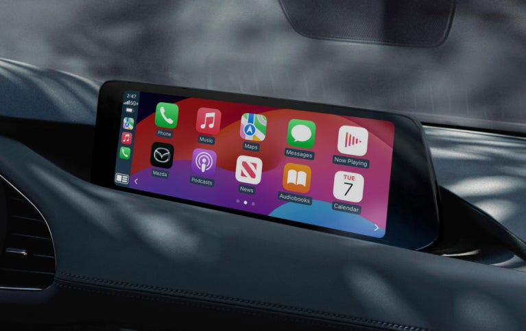 2025 Mazda 3 Sedan -Apple CarPlay Integration Feature | Mazda of South Charlotte in Pineville NC