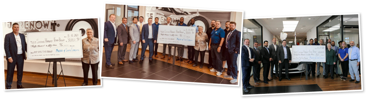 Harvest Food Bank Check Donations