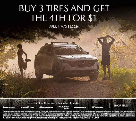 Buy 3 Tires get the 4th for $1
