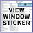 View Original Window Sticker